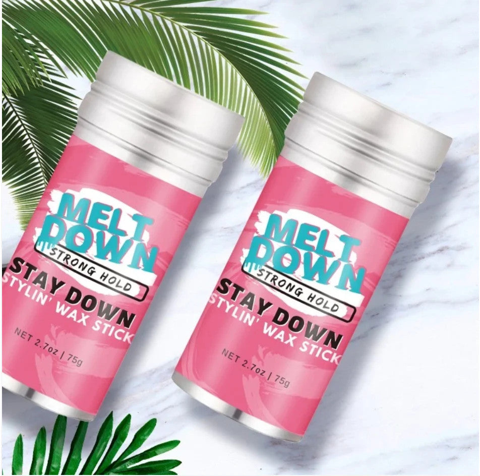 MELT DOWN Strong Hold Stay Down Styling Wax Stick (2.7oz)