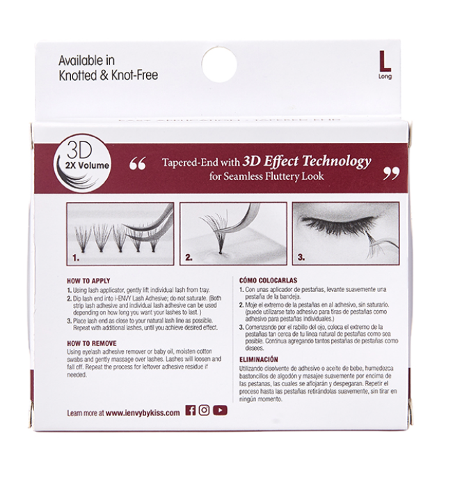 KISS i Envy Ultra Black Individual Lash
