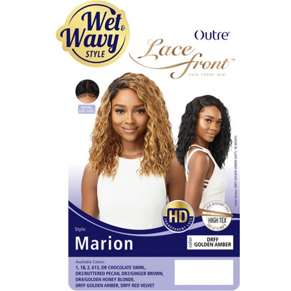 OUTRE Synthetic Wet & Wavy Style HD Lace Front Wig - MARION