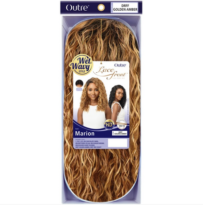 OUTRE Synthetic Wet & Wavy Style HD Lace Front Wig - MARION