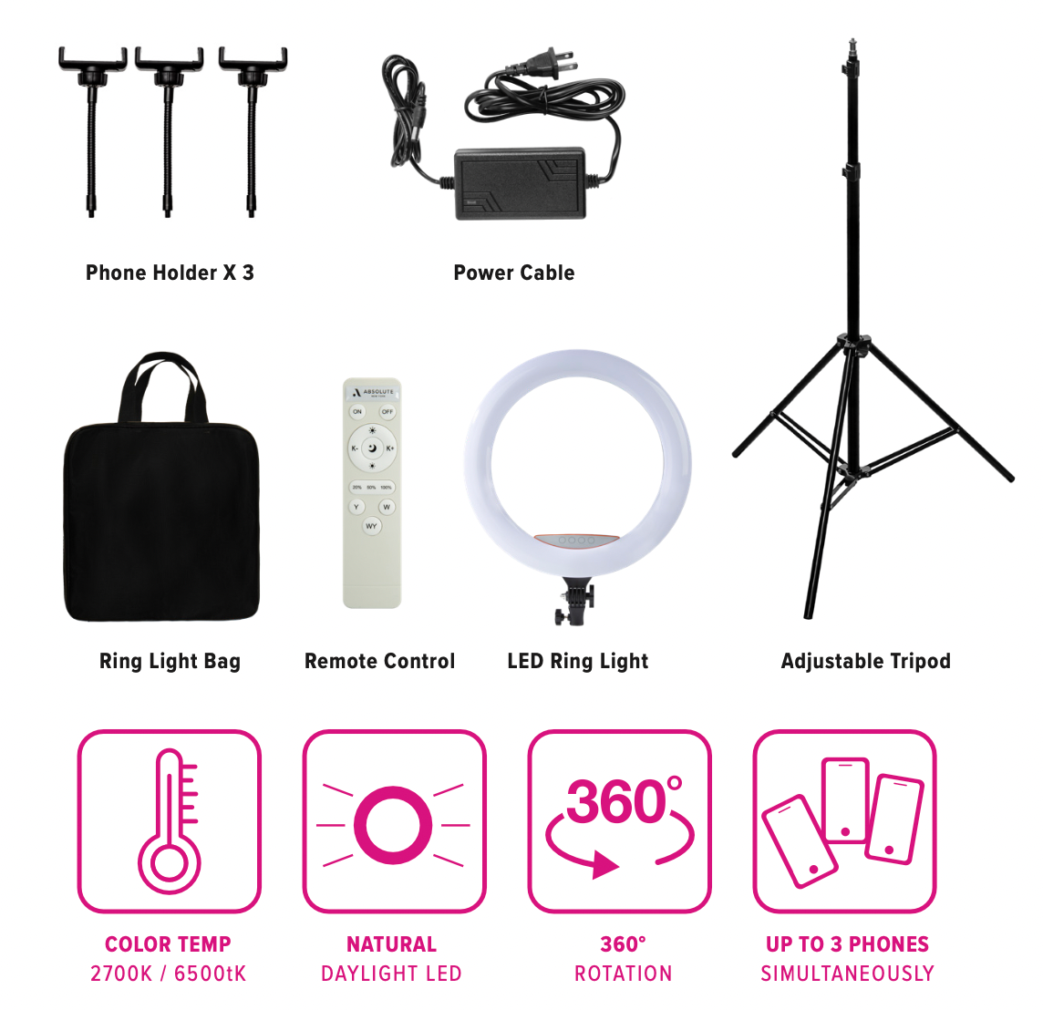 ABSOLUTE Insta Pro LED Ring Light