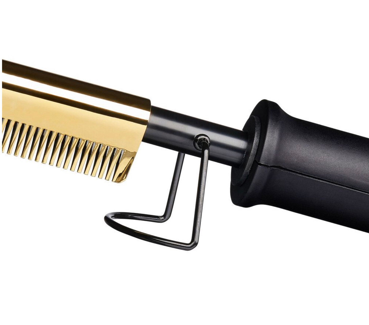 RED Curved Teeth Hot Styler Pressing Comb