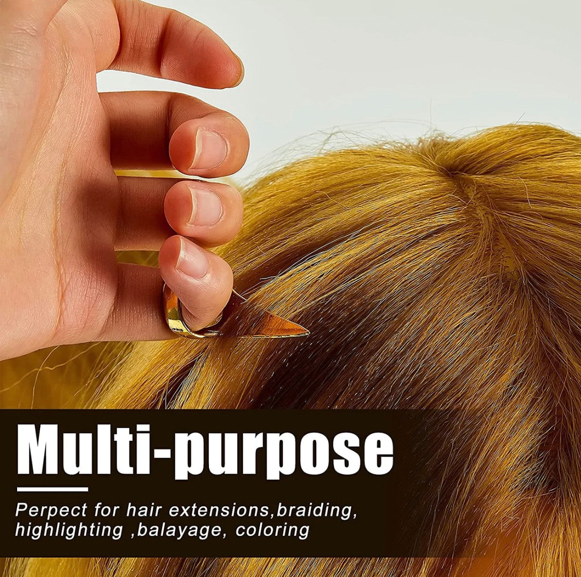 BTL Professional Adjustable Braider Hair Parting & Sectioning Ring