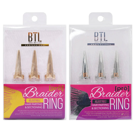 BTL Professional Adjustable Braider Hair Parting & Sectioning Ring