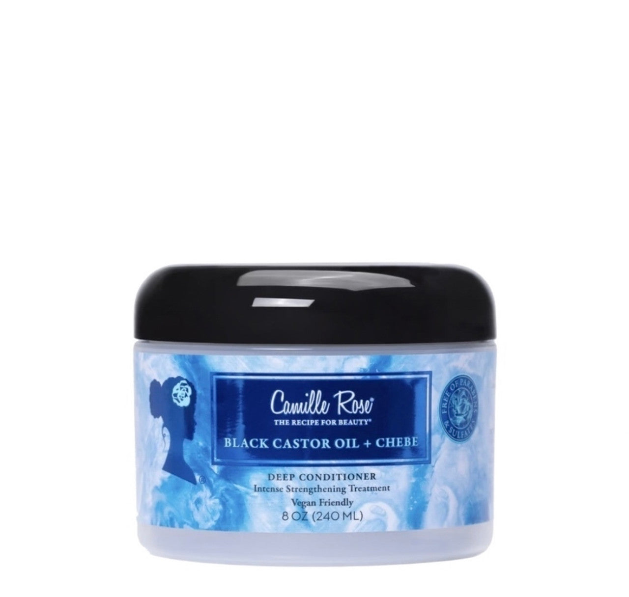 Camille Rose Black Castor Oil+Chebe Deep Conditioner 8oz