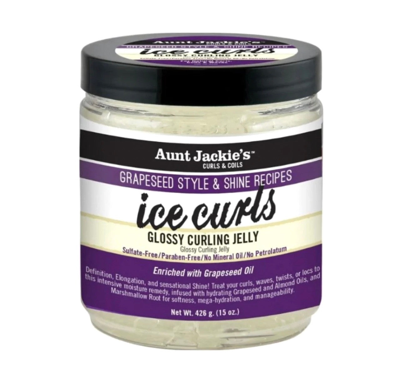 Aunt Jackie's Grapeseed Style & Shine Ice Curls Glossy Curling Jelly