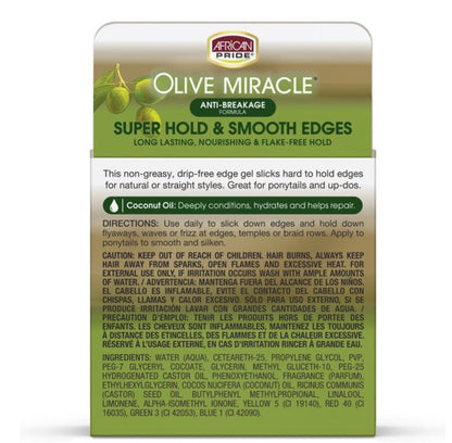 African Pride Olive Miracle Super Hold and Smooth Edges