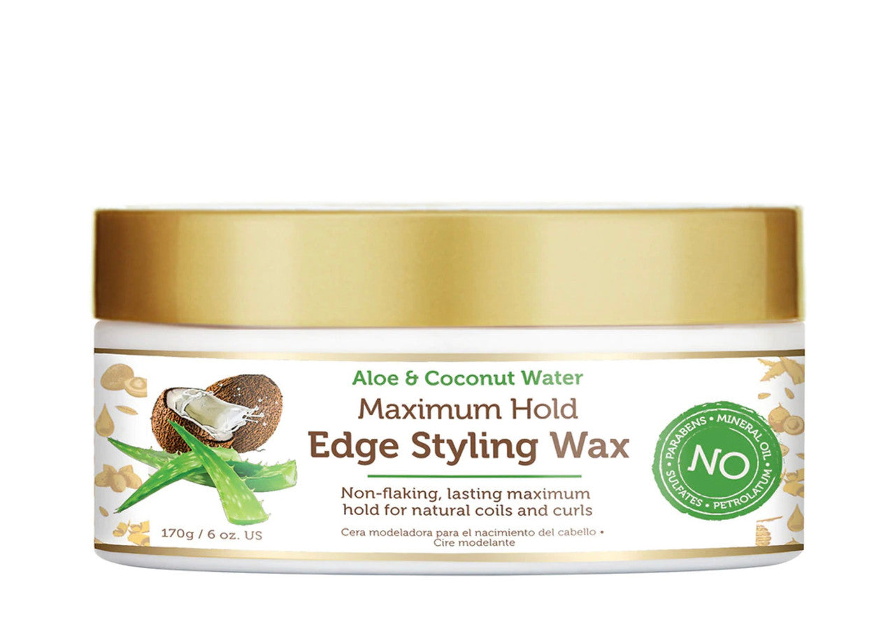 African Pride Moisture Miracle Aloe & Coconut Water Maximum Hold Edge Styling Wax