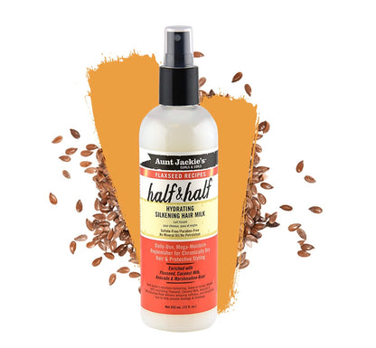 Aunt Jackie's Flaxseed Recipes Half & Half Hydrating Silkening Hair Milk