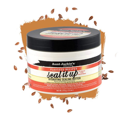 Aunt Jackie's Flaxseed Recipes Hydrating Sealing Butter