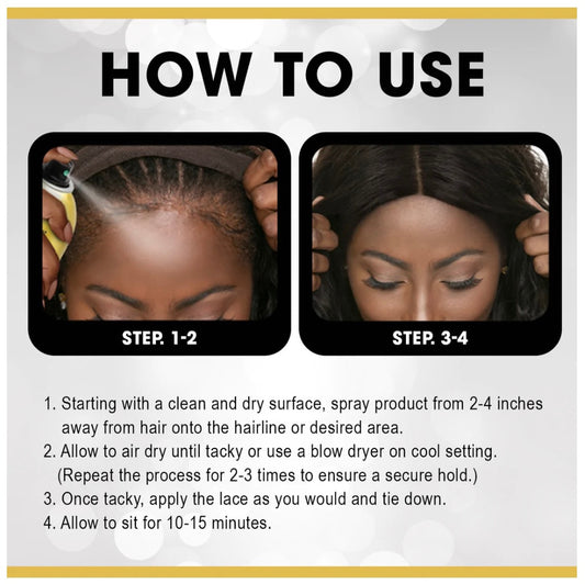 Ebin New York Wonder Lace Bond Adhesive Spray (Sensitive - Extreme Firm Hold)