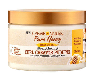 Creme of Nature Pure Honey Hair Food Strengthening Curl Creator Pudding