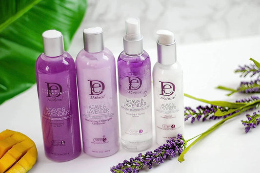 Design Essentials Agave & Lavender Weightless Thermal Protectant Serum (Step 4)