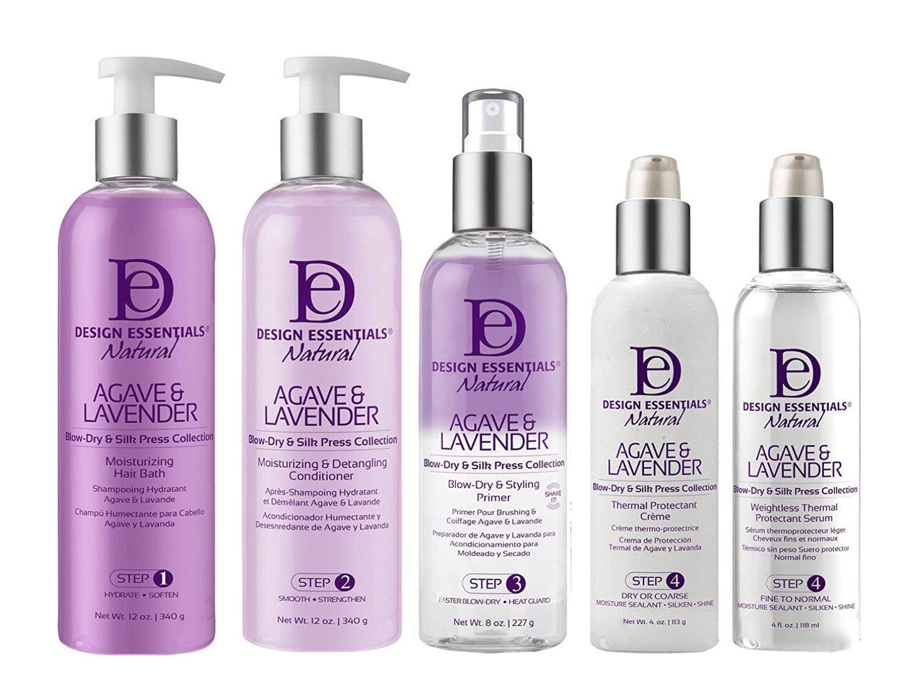 Design Essentials Agave & Lavender Hair Bath Shampoo (Step 1)