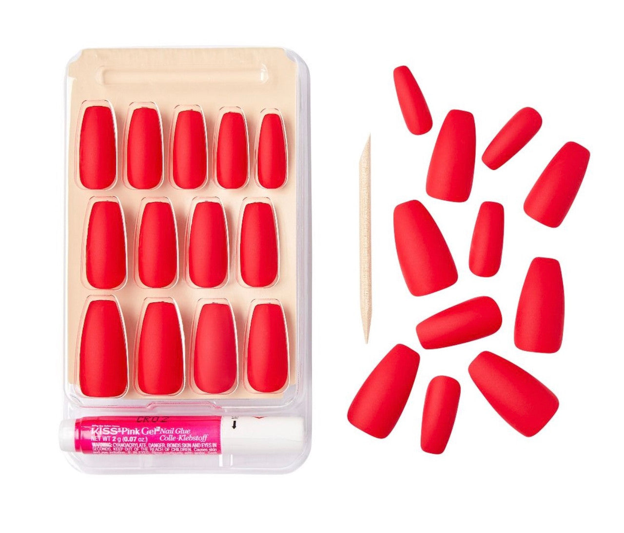 RED Gold Finger Solid Color - Persian Red