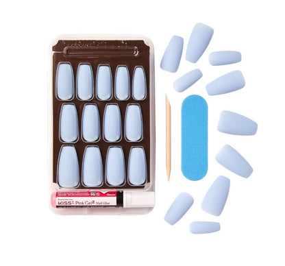 Kiss Gold Finger Solid Color - Powder Blue