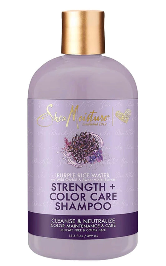 Shea Moisture Purple Rice Water Strength & Color Care Shampoo
