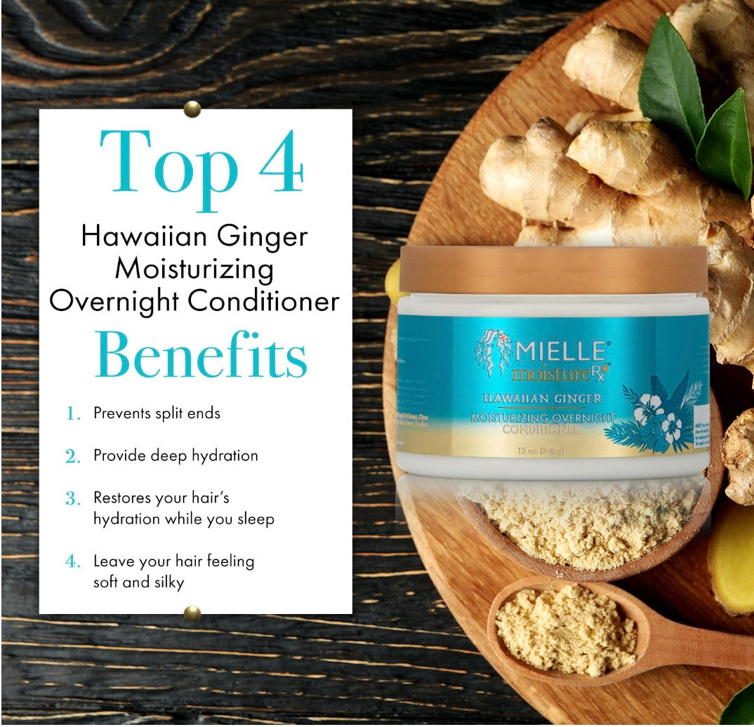 Mielle Moisture Hawaiian Ginger Moisturizing Overnight Conditioner