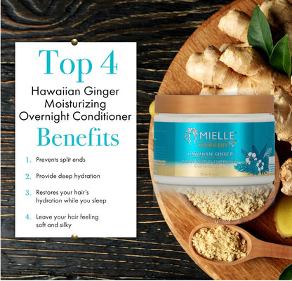 Mielle Moisture Hawaiian Ginger Moisturizing Overnight Conditioner