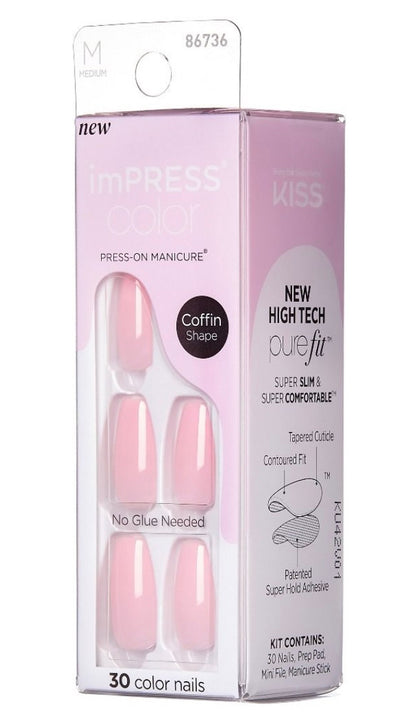 Kiss Impress Color Nail - Pink Dream