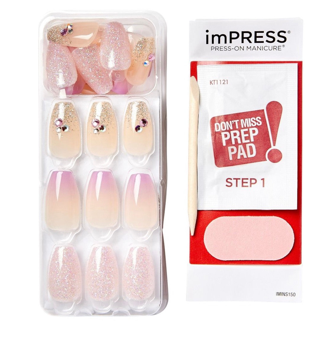 KISS Impress Color Nail - May Flower