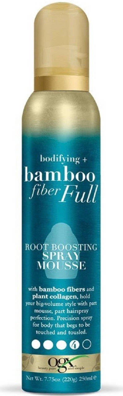 OGX Bamboo Fiber Full Root Boosting Spray Mousse