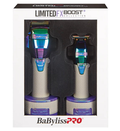 BaBylissPRO Chameleon FX Boost+ Limited Edition Clipper & Trimmer Set w/ Charging Base
