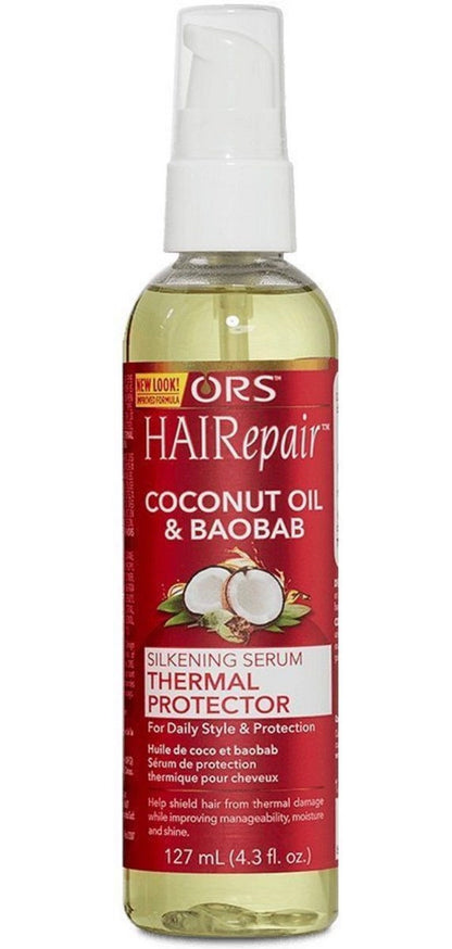 ORS HAIRepair Coconut Oil & Baobab Silkening Serum Thermal Protector