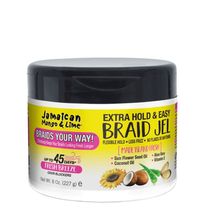 Jamaican Mango & Lime Extra Hold & Easy Braid Jel