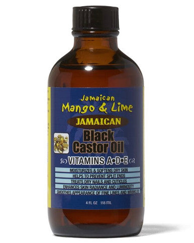 Jamaican Mango & Lime Black Castor Oil  [Vitamins A D & E ]