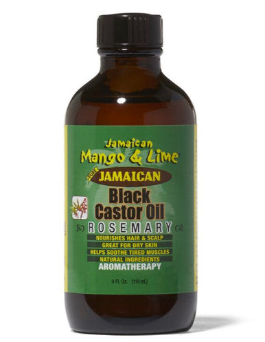 Jamaican Mango & Lime Black Castor Oil  [Rosemary]