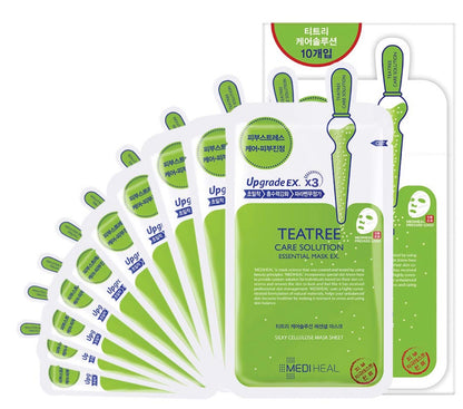 MEDIHEAL Teatree Care Solution Essential Mask (25ml *10 Masks)