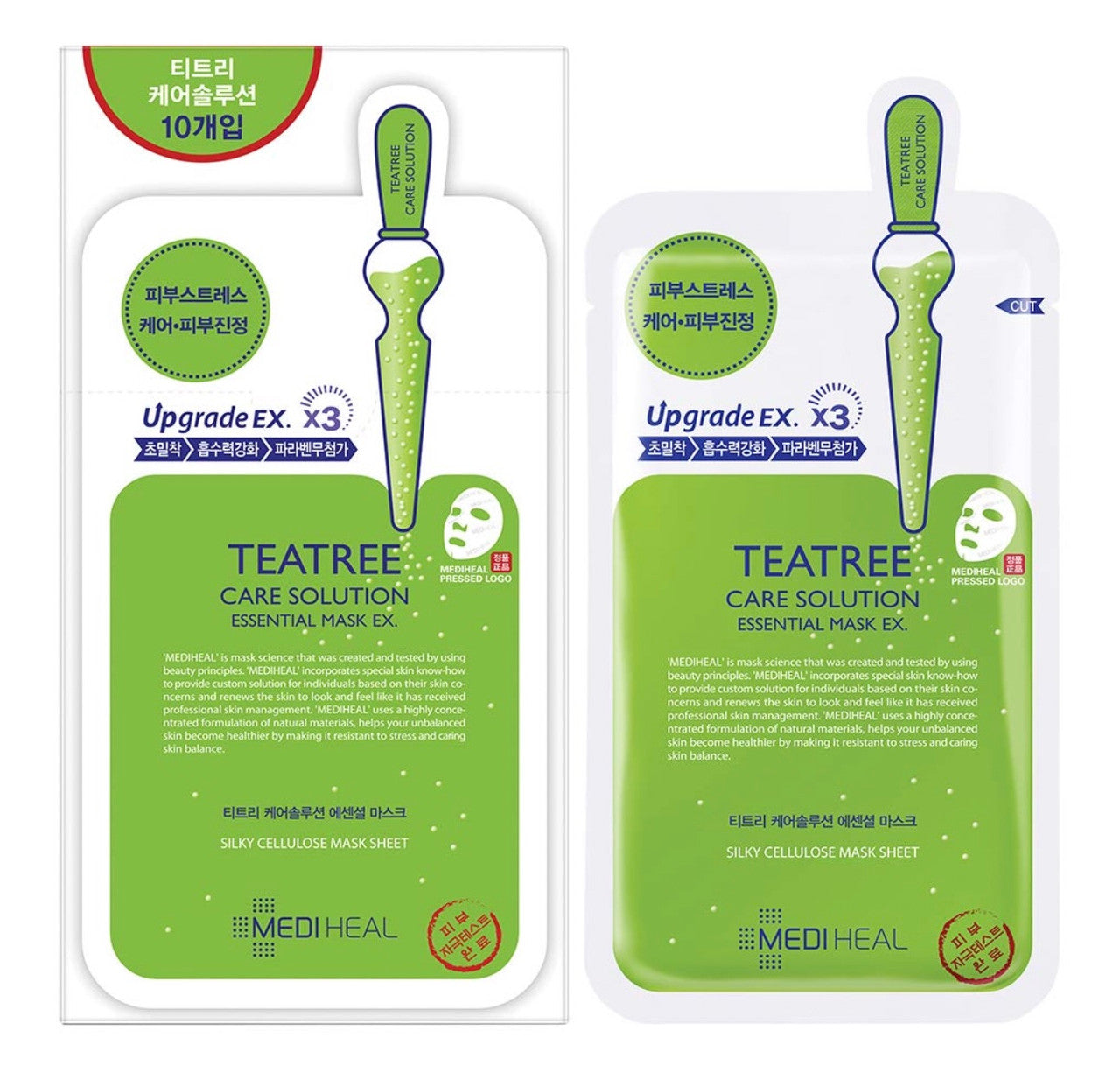 MEDIHEAL Teatree Care Solution Essential Mask (25ml *10 Masks)