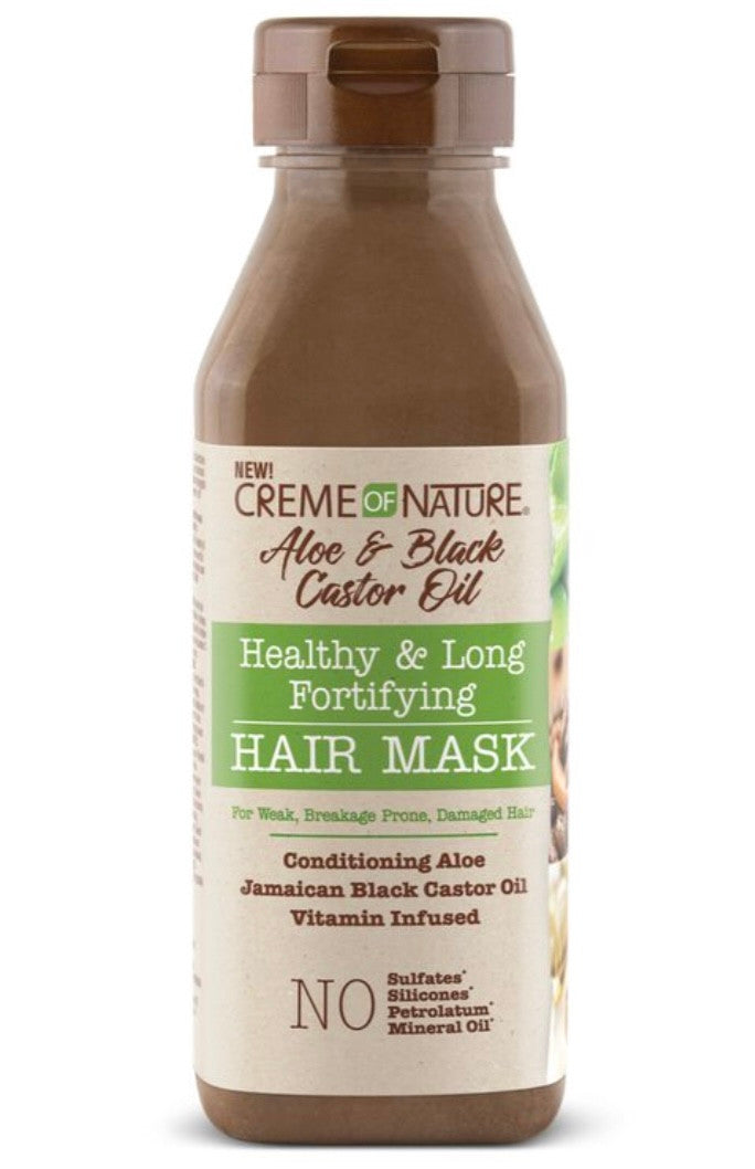 Creme of Nature Aloe & Black Castor Oil Healthy & Long Fortifying Hair Mask
