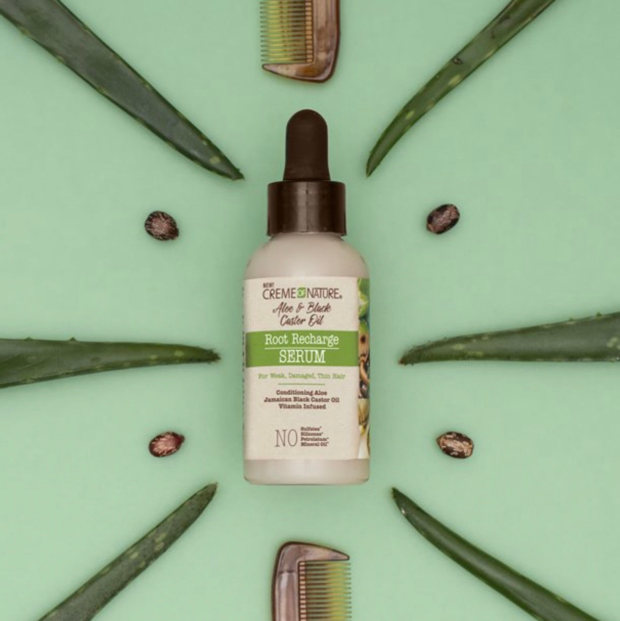 Creme of Nature Aloe & Black Castor Oil Root Recharge Serum