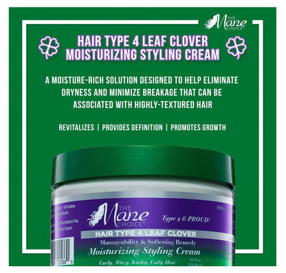 The Mane Choice Hair Type 4 Leaf Clover Moisturizing Styling Cream