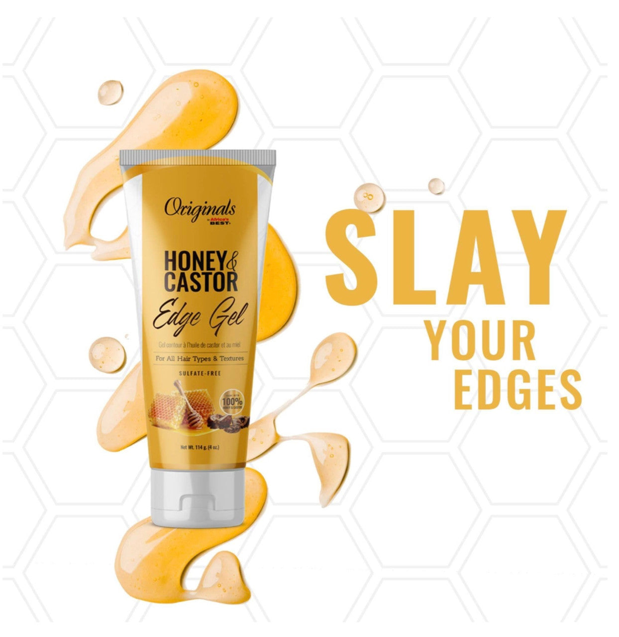 Africa's Best Originals Honey & Castor Edge Gel