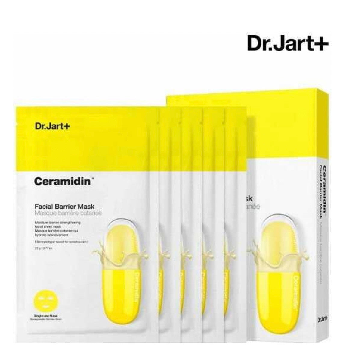 Dr. Jart+ Ceramidin Facial Barrier Mask 1 Pack (5 pcs)
