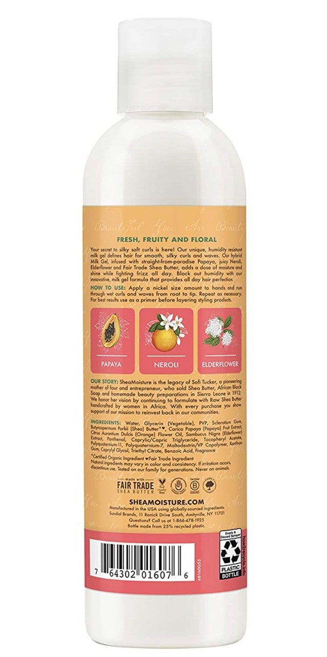 Shea Moisture Papaya & Neroli Anti-Frizz Flawless Curling Milk Gel