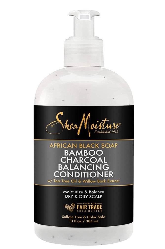 Shea Moisture African Black Soap Bamboo Charcoal Balancing Conditioner