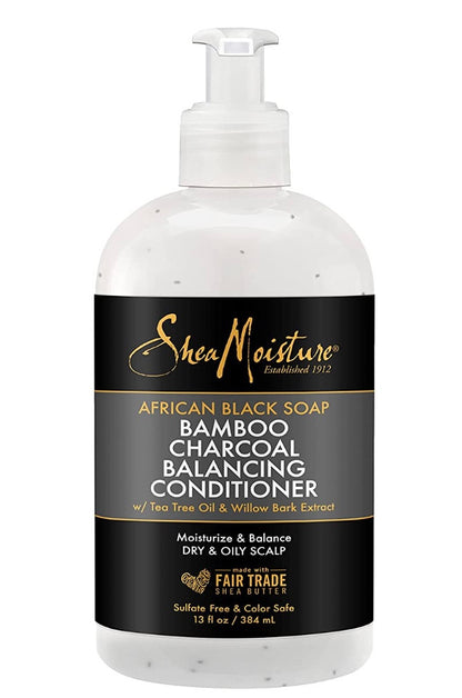 Shea Moisture African Black Soap Bamboo Charcoal Balancing Conditioner