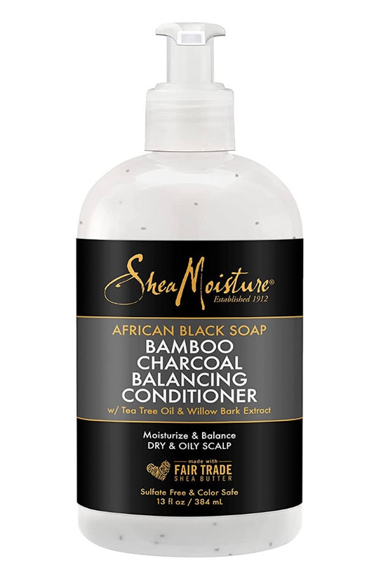 Shea Moisture African Black Soap Bamboo Charcoal Balancing Conditioner