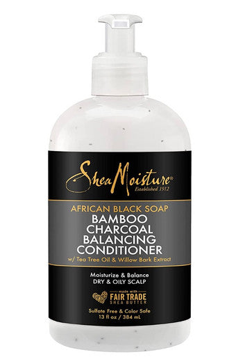 Shea Moisture African Black Soap Bamboo Charcoal Balancing Conditioner