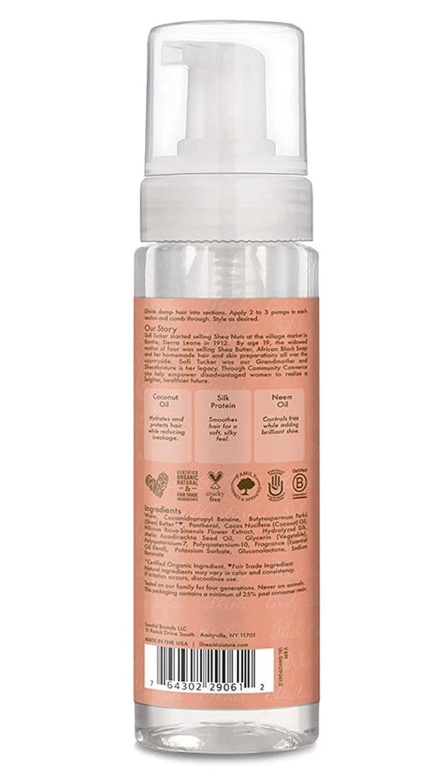 Shea Moisture Coconut & Hibiscus Frizz-Free Curl Mousse