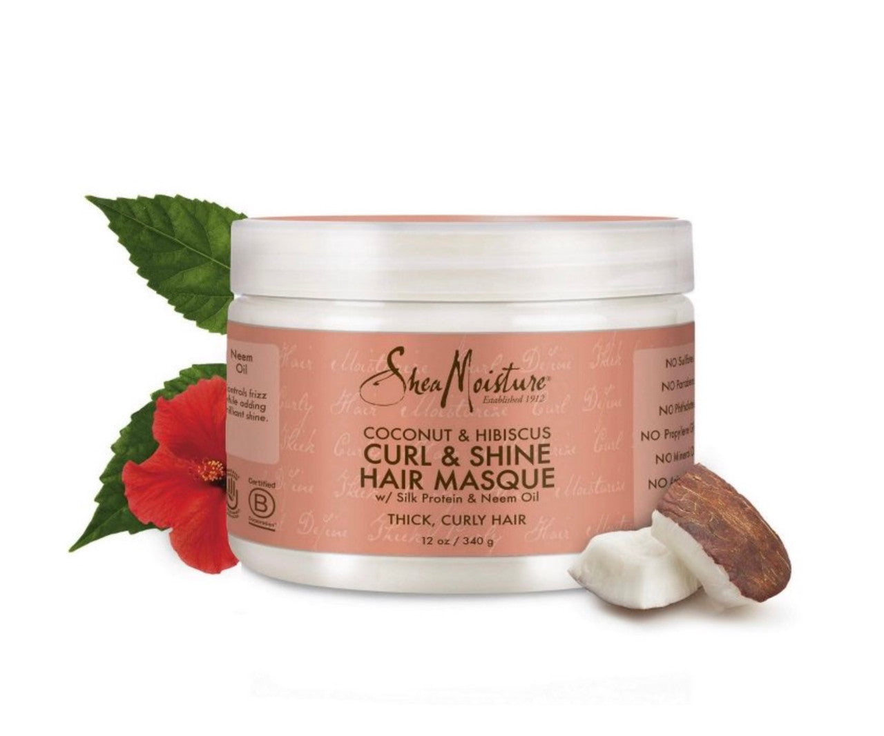 Shea Moisture Coconut & Hibiscus Curl & Shine Hair Masque