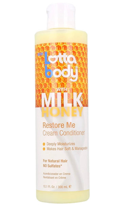 Lottabody Restore Me Milk and Honey Cream Conditioner