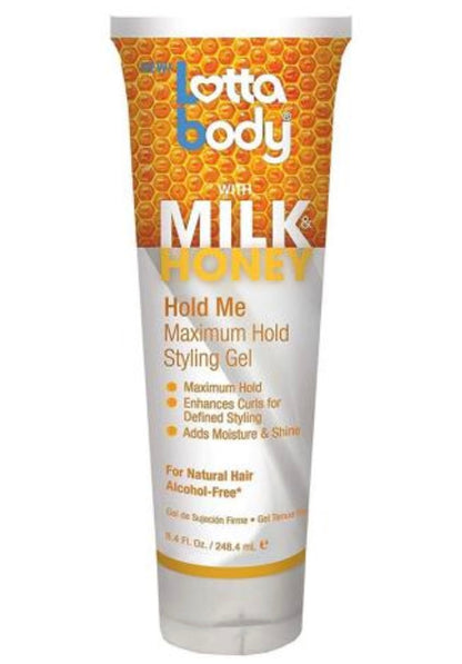 Lottabody Restore Me Milk and Honey Hold Me Maximum Hold Styling Gel