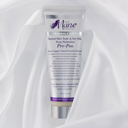 The Mane Choice Heavenly Halo Herbal Hair Tonic & Soy Milk Deep Hydration Pre-Poo