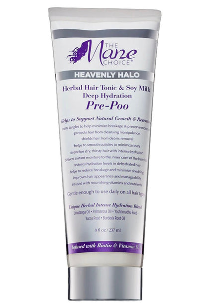 The Mane Choice Heavenly Halo Herbal Hair Tonic & Soy Milk Deep Hydration Pre-Poo