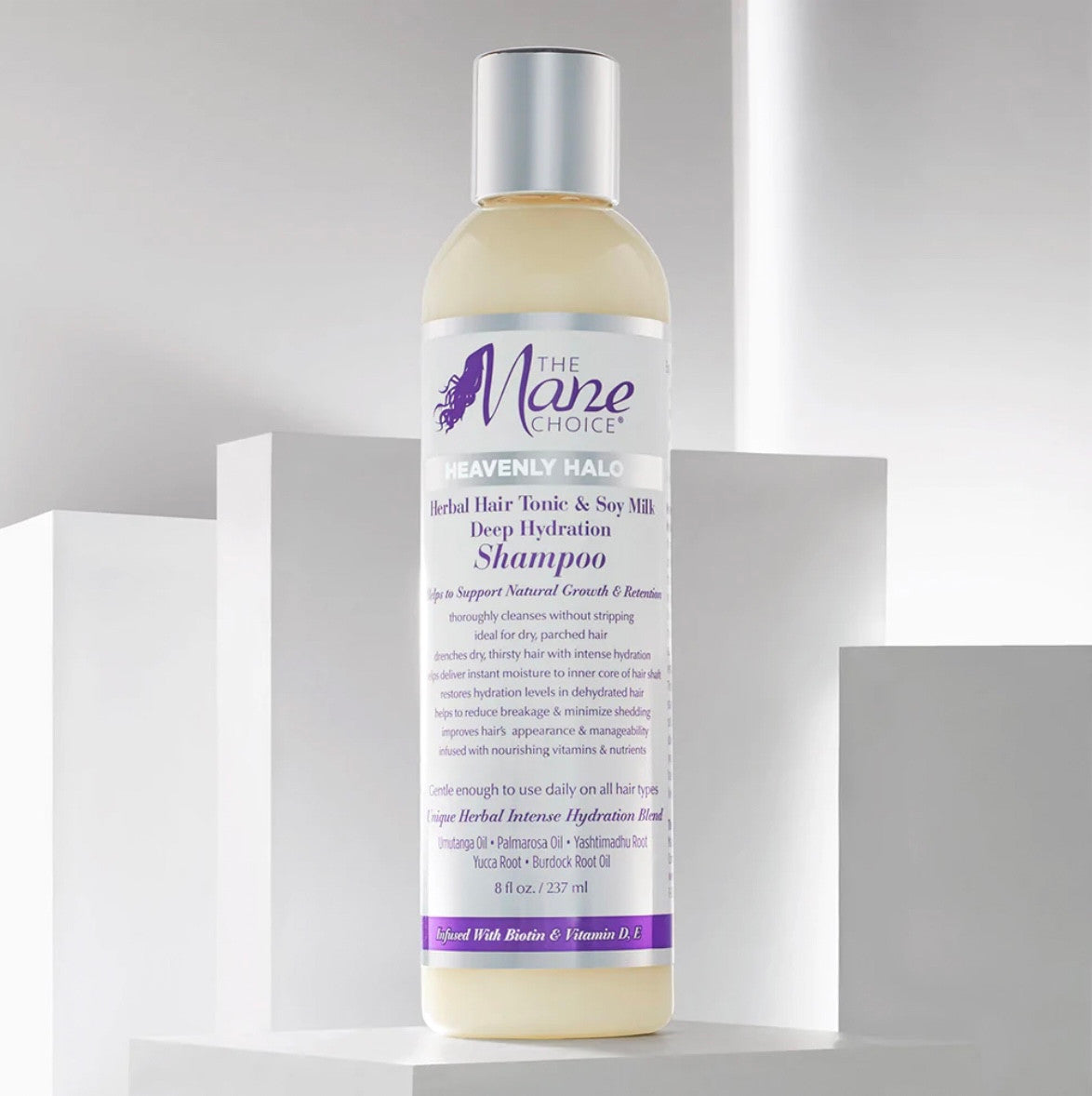 The Mane Choice Heavenly Halo Herbal Hair Tonic & Soy Milk Deep Hydration Shampoo